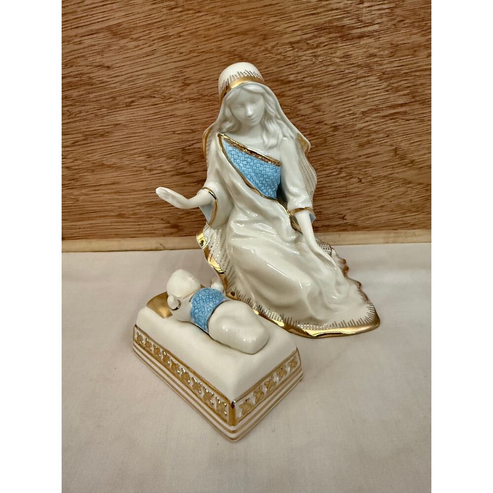 Lenox First Blessing Nativity – Mary & Baby Jesus ONLY • Replacement Pieces